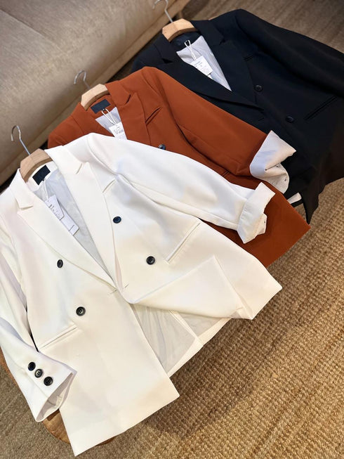 Double Breasted Loose Blazer